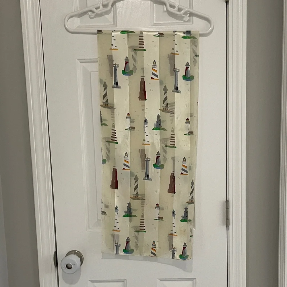 Lighthouse Patterned Scarf - Picture 1 of 2